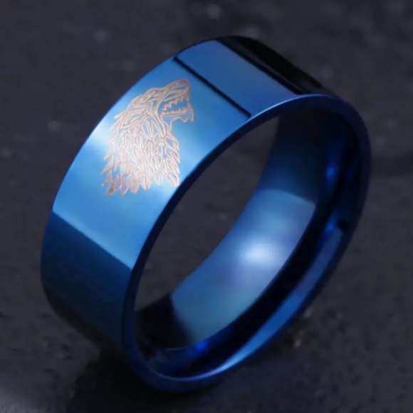 Other - Game of Thrones Ice Wolf Blue Ring